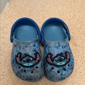 Kids Blue Stitch Crocs
